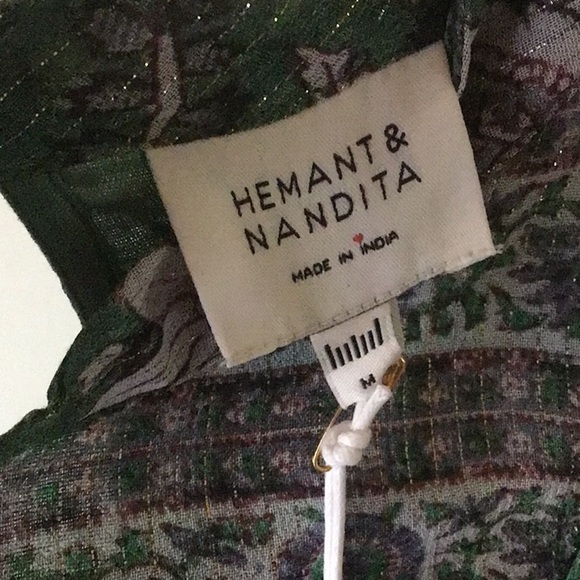 NWT Hemant and Nandita Lisa Short Dress - Picture 7 of 7